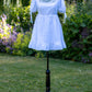 En Plein Air Dress | Romantic Babydoll Mini Dress With An Adjustable Corset Bodice And Short Bell Sleeves
