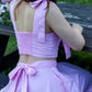 Montpensier Skirt | Adjustable Poplin Sun Skirt With A Bow Tie Back Detail
